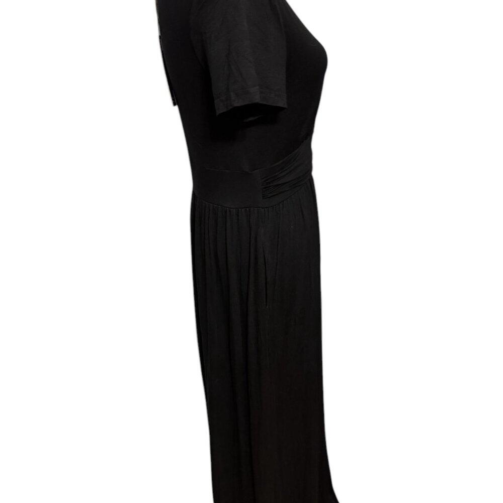 NWT  SPRING/SUMMER BLACK MAXI DRESS  LARGE    #B - Picture 5 of 7